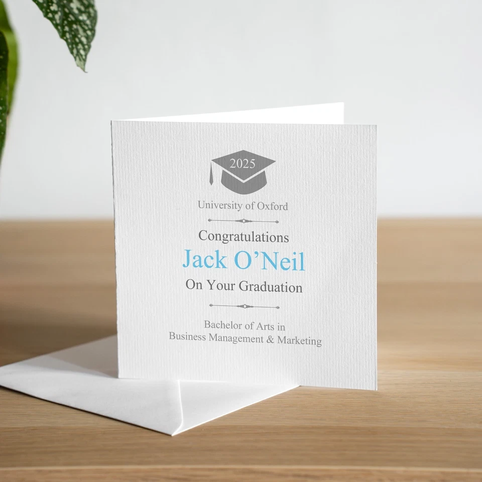 Personalised Graduation Card For Grandson Handmade Graduation Gift For Him - Image 1 of 2
