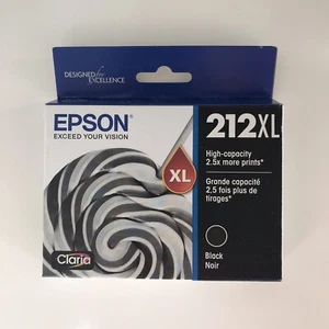 2026 Genuine Epson 212XL High Capacity Black Ink Cartridge T212XL120 OEM No Box - Picture 1 of 4
