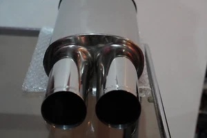 Race Edition Style Eisenmann Performance Stainless Steel 3" Twin Tip Exhaust BMW - Picture 1 of 4