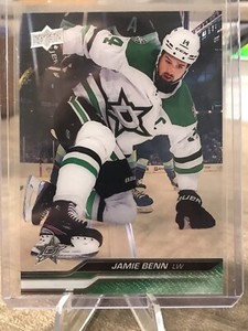 2023-24 Upper Deck Series 1 Jamie Benn Clear Cut Parallel Dallas Stars SP