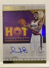 2016-17 Panini NBA Hoops Hot Signatures #15 Festus Ezeli AUTO