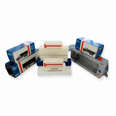 .JOB LOT VINTAGE LION CAR / DAF TRUCK CANOPIES & EMPTY BOXES. - Image 1 of 4