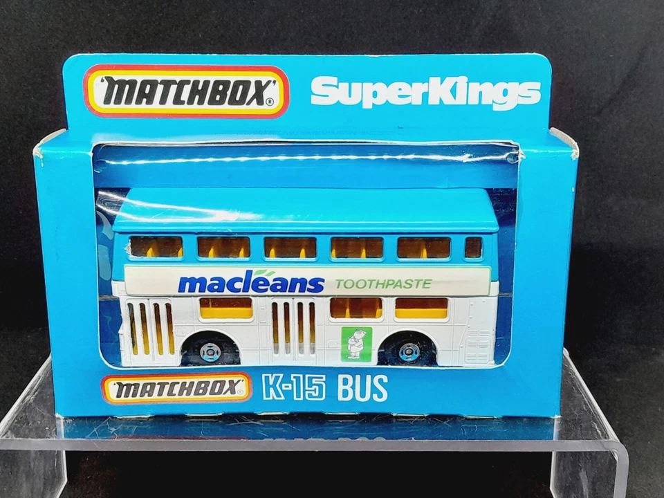 MATCHBOX SUPERKINGS K-15 BUS MACLEANS TOOTHPASTE - Image 1 of 4