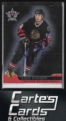 Kyle Calder 2001-02 Pacific Vanguard #20 Chicago Blackhawks TTM/IP Signed Auto - Image 1 of 2