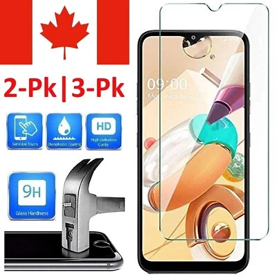 Premium Tempered Glass Screen Protector Cover for LG K61 / K41s / K31 / K20 - Image 1 of 4