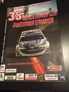 PROGRAMME 35EME RALLYE MATHEYSINE 2017 5EME VHC MOTORSPORT ASA DAUPHINOISE - Picture 1 of 1