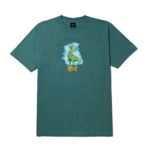 HUF Worldwide "Fairy Tale" Short Sleeve Tee (Sage Green) T-Shirt - Picture 1 of 1
