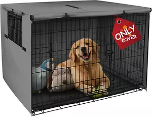 24 inches Dog Crate Cover Heavy Duty Polyester Pet Kennel Sunshade Universal Fit - Picture 1 of 6