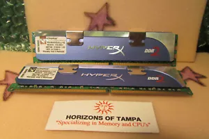 Kingston HyperX 2GB (2x1GB) PC2-5300 DDR2 DIMM PC RAM Memory-Tested - Picture 1 of 1