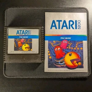 Pac-Man (Atari 5200, 1982) Game&Manual | Tested | Authentic - Picture 1 of 8
