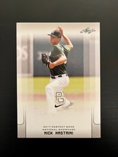 Nick Nastrini 2017 Leaf Perfect Game NIKE All-American Rookies Birmingham Barons
