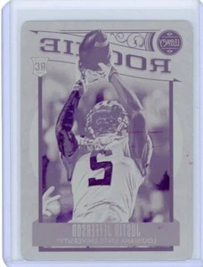 2020 Panini Plates & Patches 2020 Legacy Printing Plate #149 Justin Jefferson1/1 - Picture 1 of 2