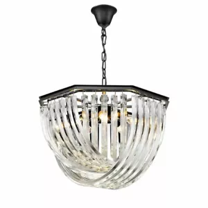 Hermosa araña de cristal Sheila lámpara de techo de 5 luces ~ PVP £588 - Imagen 1 de 6
