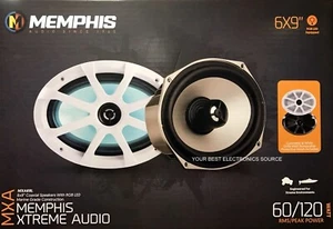 NEW Memphis Audio MXA69L 6"x9" Marine Audio 60W RMS, 2-Way Speakers 6x9", 1 PAIR - Picture 1 of 1