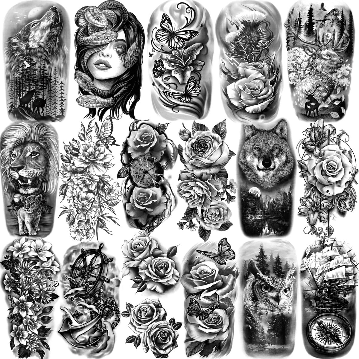 tatuaggi tutto il braccio donna