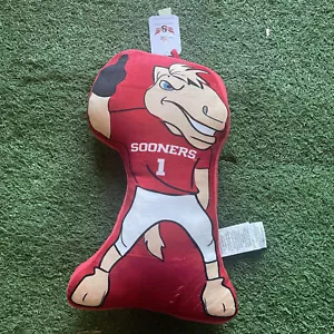 NCAA Plushlete Mascot Pillow Longhorns Horned Frogs Sooners - Picture 1 of 6