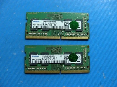 Dell 15 7573 Samsung 8GB (2x4GB) PC4-2400T Memory RAM SO-DIMM M471A5244CB0-CRC - Image 1 of 2