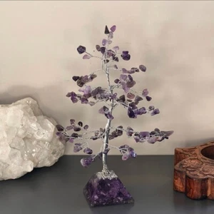 Amethyst Kristall Baum Naturkristalle Edelstein Spirituell Wohndeko Baumladen - Bild 1 von 3