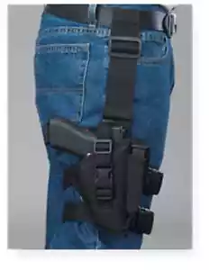 Bulldog tactical leg holster for Glock 17 with laser light attachment - Picture 1 of 1