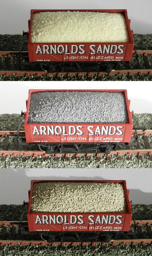 HARZ SANDLADUNG FÜR HORNBY OO SPUR 5 BOHLENWAGEN