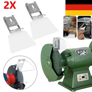 2Stk Schleifbock Augenschutz 304 Edelstahl Gehäuse Werkzeugschild. - Bild 1 von 24