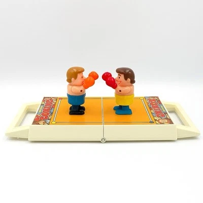 De colección - Tomy BUMBLING BOXING BOXING AÑOS 80 - Dos Cuerdas (ver estado) Juego de Anillo Portátil Foto 1 de 4