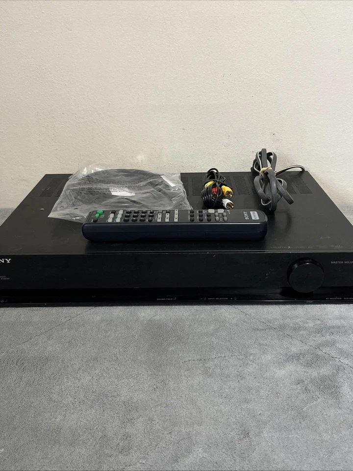 Sony STR-KS370 - 5.1 Ch HDMI Surround Sound Receiver Remote Cables Tested Bundle - Image 1 of 4