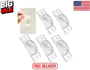 Light Switch Guard, 6 Pack, Clear Light Switch Lock, Child Proof Light Switch... - Picture 1 of 7