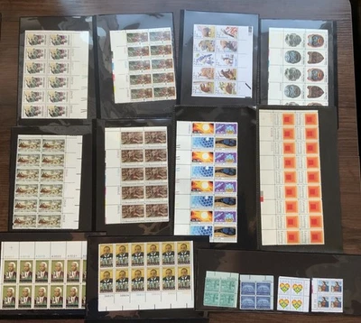 US Stamp Blocks & Plate Blocks Lot - MNH - Image 1 of 4
