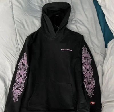 Moletom com capuz Chrome Hearts Matty Boy Collab tamanho P & M  - Imagem 1 de 3