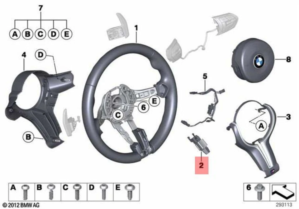Generador de vibraciones genuino BMW M5 M6 X1 X3 X4 M X5 X6 M2 M3 32337849416 Foto 1 de 1