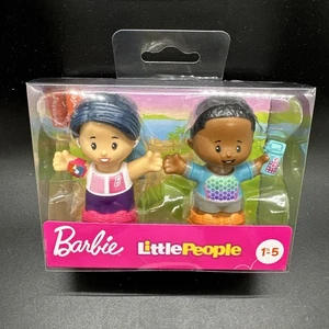 Fisher Price Little People Barbie Friends Wellness Paquete de 2 2023 Figuras Gimnasio Juguete - Imagen 1 de 10