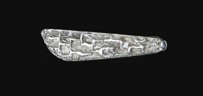 Vintage Hammered Sterling Silver Tie Clasp - Image 1 of 3