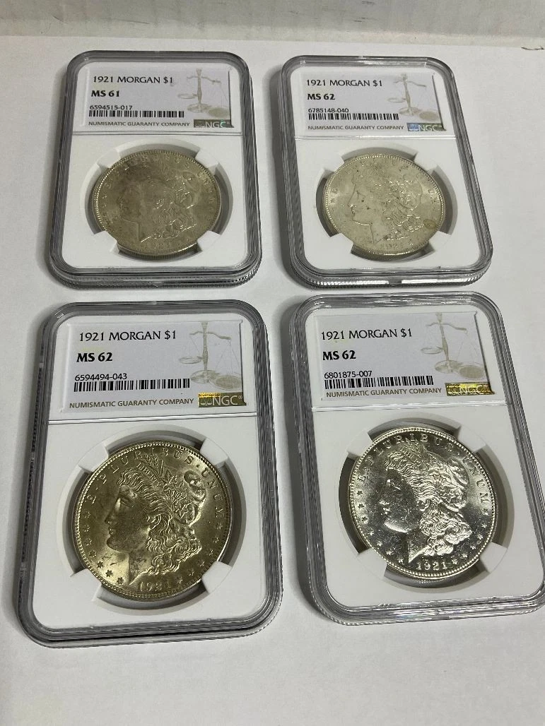 MS 61 Graded Morgan US Dollars (1878-1921) for sale | eBay