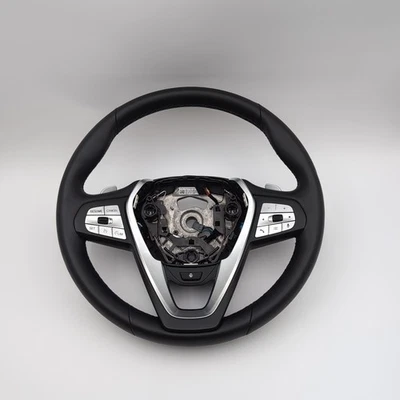 2018-2023 OEM BMW G01 X3 deportivo cuero volante palancas de cambio térmicas Foto 1 de 4