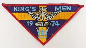Parche bordado Shriners Kings Men 1974 - Imagen 1 de 2