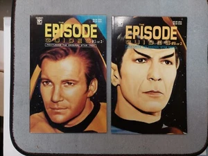 Episode Guides Featuring the Original Star Trek  1-2 Complete Set   1992   (F434 - Picture 1 of 5
