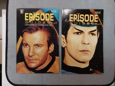 Episode Guides Featuring the Original Star Trek  1-2 Complete Set   1992   (F434 - Image 1 of 4