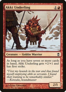 4 Akki Underling x4 4x - NM/LP - Saviors of Kamigawa - SPARROW MAGIC mtg - Picture 1 of 1