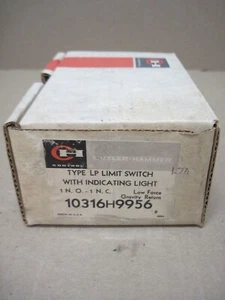 Cutler-Hammer 10316H9956 interruttore limite LP 1 NO 1NC 120 V con indicatore luminoso - Foto 1 di 9