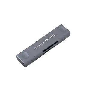 ProMaster Trifecta UHS-I Card Reader SD & Micro SD USB-A, USB-C & Micro-B #72409 - Picture 1 of 3