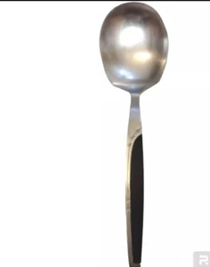 Ebony Elegance Atomic Stars Mar-Crest Stainless Serving Spoon  8.5" Japan - Picture 1 of 3