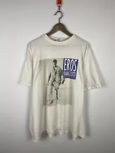 Camiseta vintage 1993 EROS RAMAZZOTTI de banda gira mundial 1993/1994 Y2k talla XL - Imagen 1 de 17