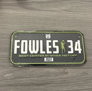 WNBA Sylvia Fowles Limited Edition Bicycle Plate, Minnesota Lynx, Final Game  - Picture 1 of 3