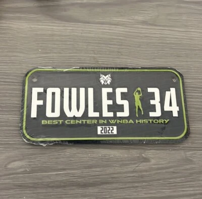 WNBA Sylvia Fowles Limited Edition Bicycle Plate, Minnesota Lynx, Final Game  - Image 1 of 3
