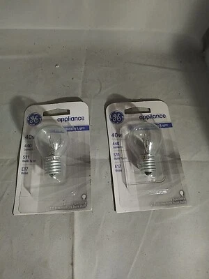 GE Appliance 40W High Intensity Light S11 E17 440 Lumen 2x - Image 1 of 2