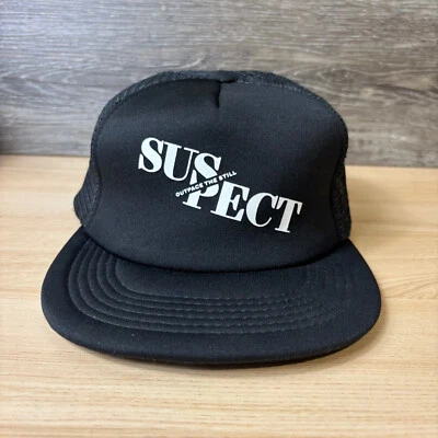 Suspect Hat Cap Snap Back Black Trucker Outpace The Still Adjustable - Image 1 of 4