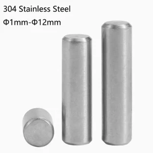Dowel Pins Cylindrical Pin Φ1-12mm Solid Positioning Pin Roller Stainless Steel - Picture 1 of 8