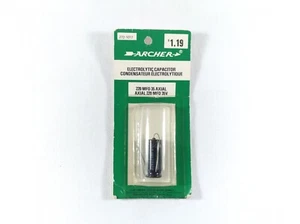 Archer Electrolytic Capacitor 220 MFD 35 Axial #272-1017 - Picture 1 of 3