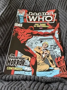 Doctor Who # 21, Stockbridge Horror cont. Marvel, 25th. Anniv. 1986, Comic Book - Picture 1 of 1